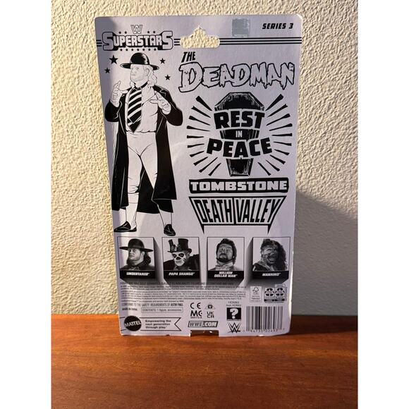 Mattel WWE Superstars Undertaker Series 3 Action Figure NIB Fab Entrance Duster - Picture 2 of 2